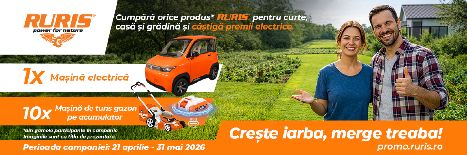 Campanie creste iarba merge treaba