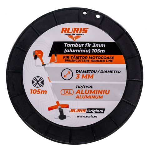 Cutting string reel 3 mm (aluminum) 105m<span> 