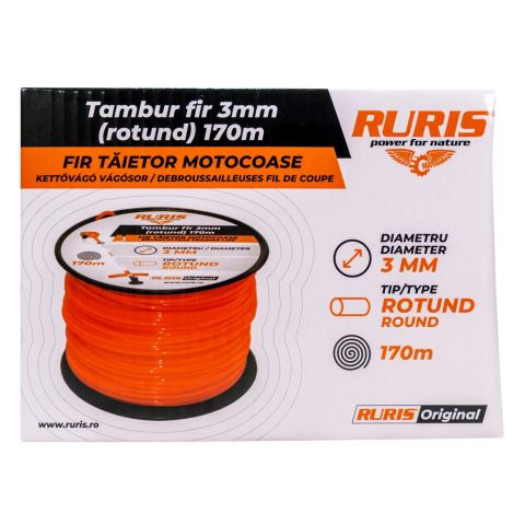 Cutting string reel 3 mm (round) 170m<span> 