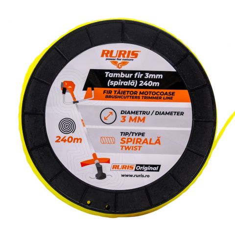 Cutting string reel 3 mm (spiral) 240m<span> 