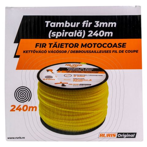 Cutting string reel 3 mm (spiral) 240m<span> 