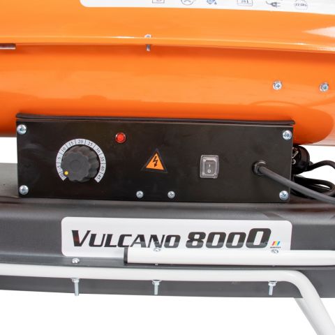 Indirect forced-air heater<span> VULCANO 8000
