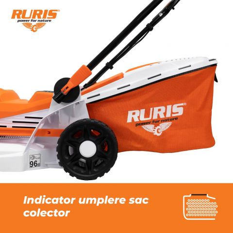 Maşină de tuns gazon electrica<span> Ruris RXE 1400 Confort