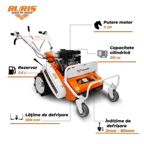 Mașină de defrișat<span> RURIS RXD1500