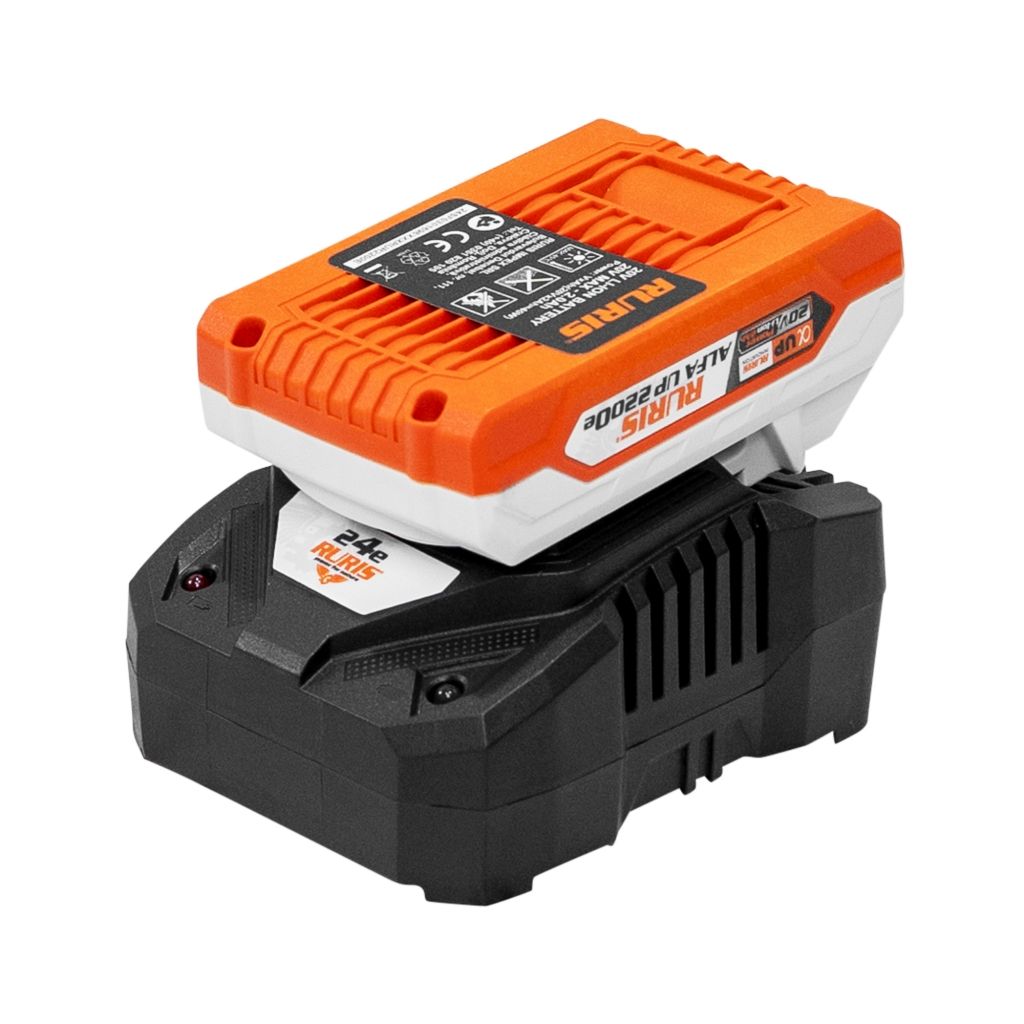 aki Battery + Battery charger KIT RURIS Alfa UP 2222e