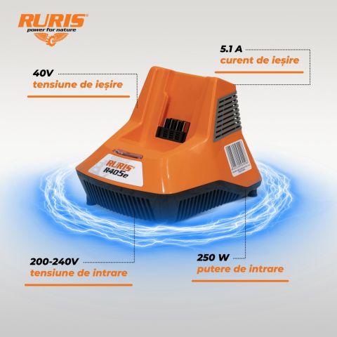 Fast battery charger<span> RURIS R405e