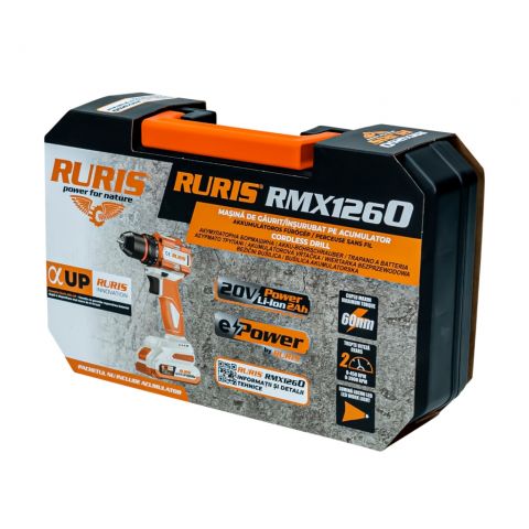Cordless Drill/screwdriver<span> RURIS RMX1260