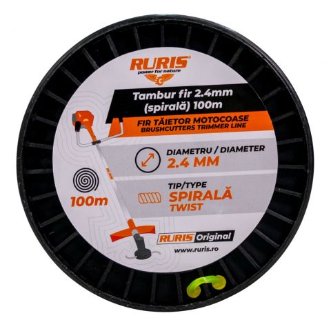 Wire drum 2.4 mm (spiral) 100m<span> 