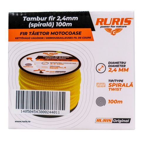 Wire drum 2.4 mm (spiral) 100m<span> 